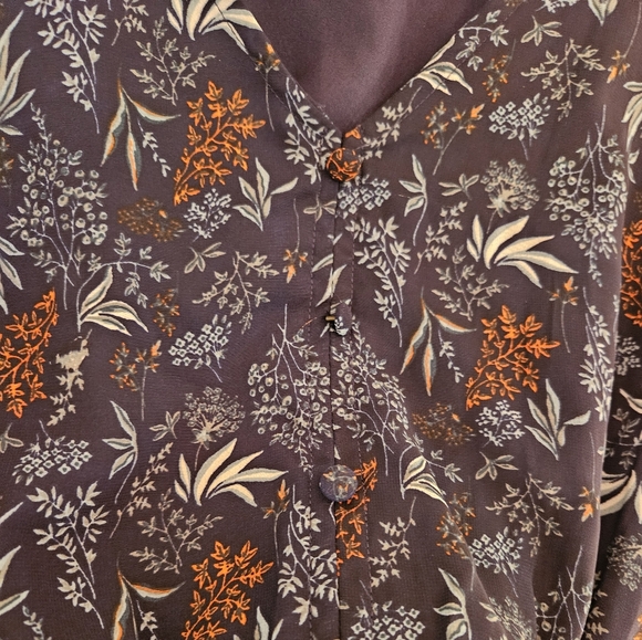 Nwt Floral Boho Maxi Dress Dip Women's L - Picture 6 of 8